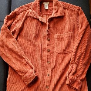 LL Bean Corduroy Button Shirt